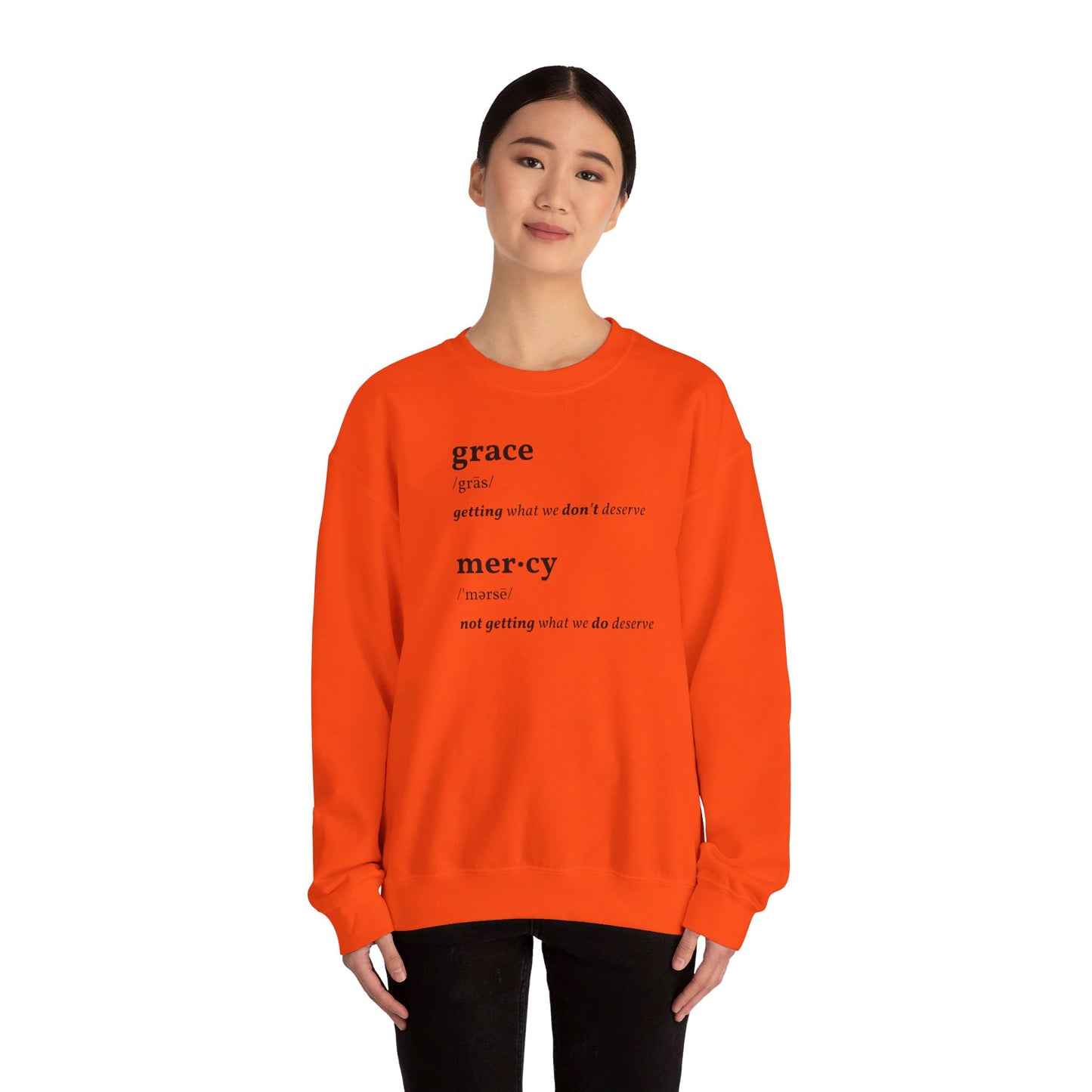 Grace & Mercy Definition Sweatshirt