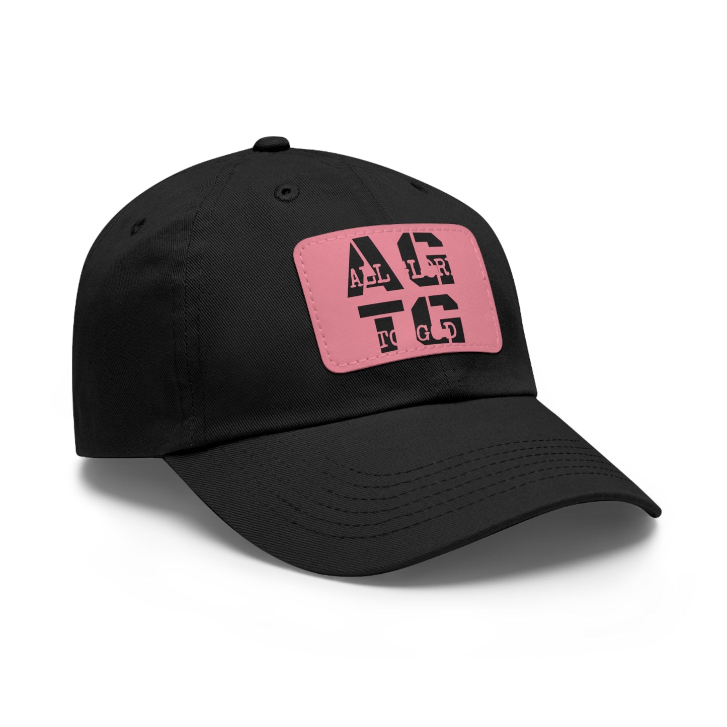 Black WarFair Stacked Dad Hat (Rectangle)
