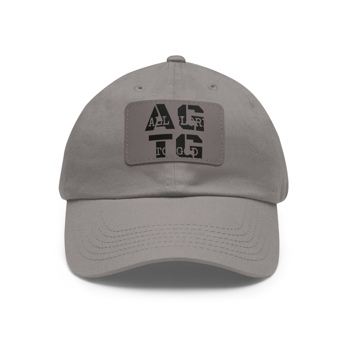 Black WarFair Stacked Dad Hat (Rectangle)