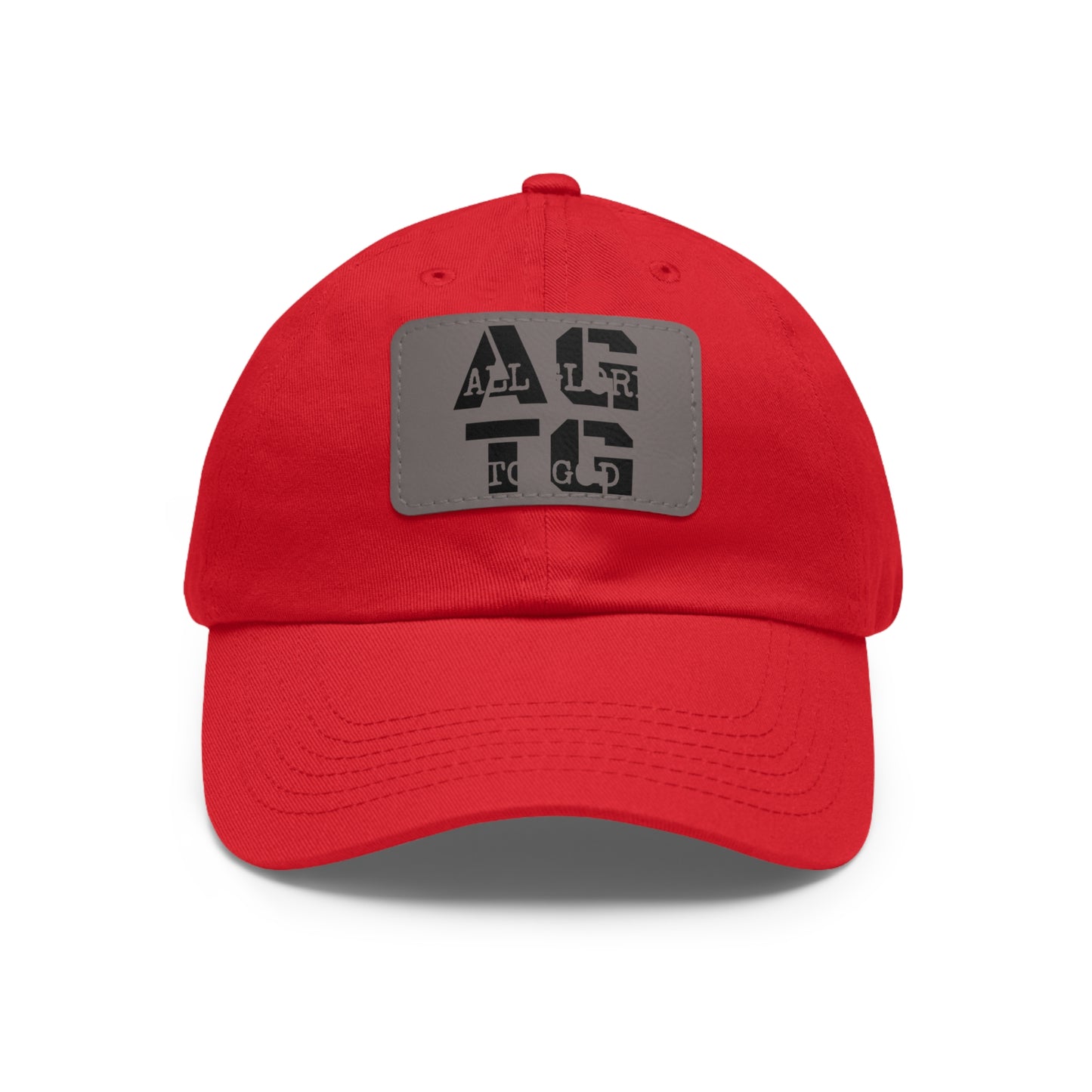 Black WarFair Stacked Dad Hat (Rectangle)
