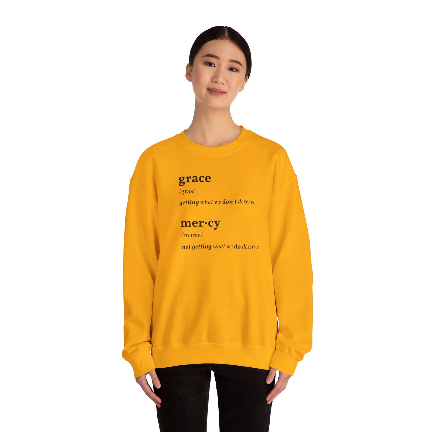 Grace & Mercy Definition Sweatshirt