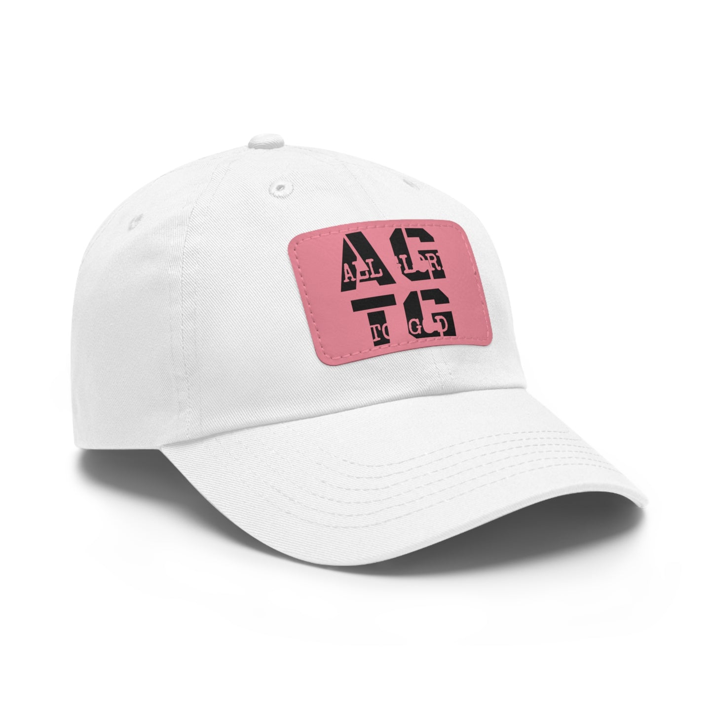 Black WarFair Stacked Dad Hat (Rectangle)