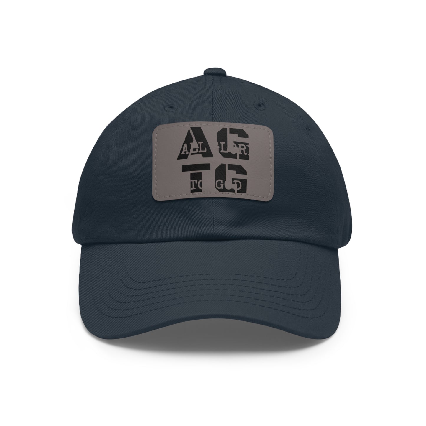 Black WarFair Stacked Dad Hat (Rectangle)