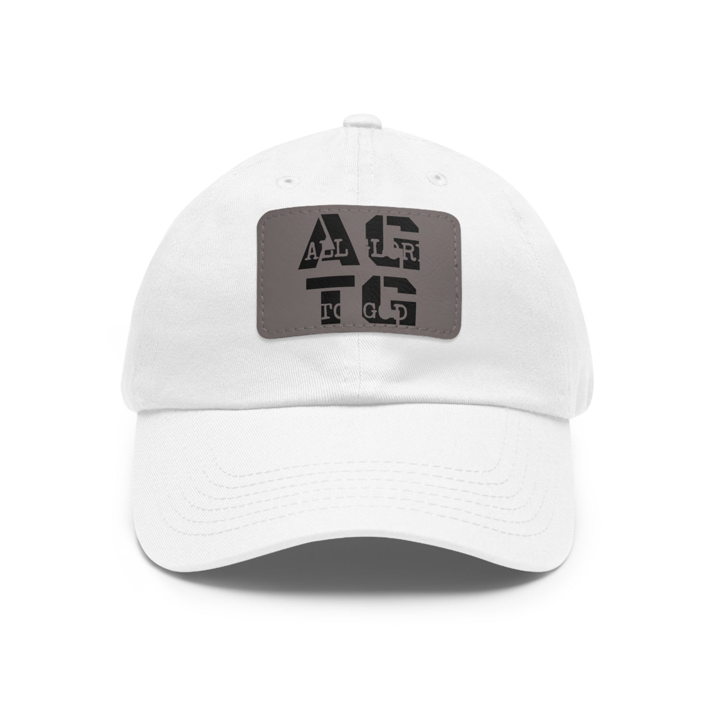 Black WarFair Stacked Dad Hat (Rectangle)