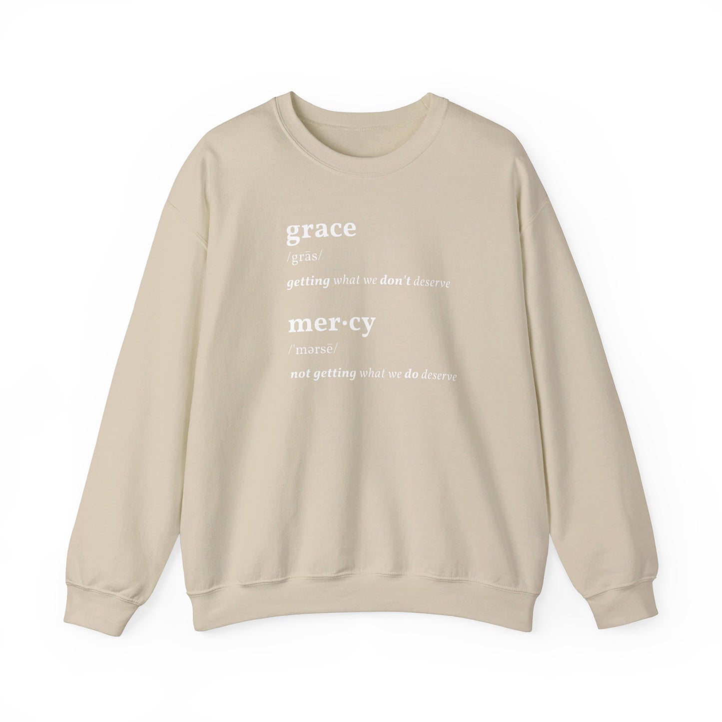 Grace & Mercy Definition Sweatshirt