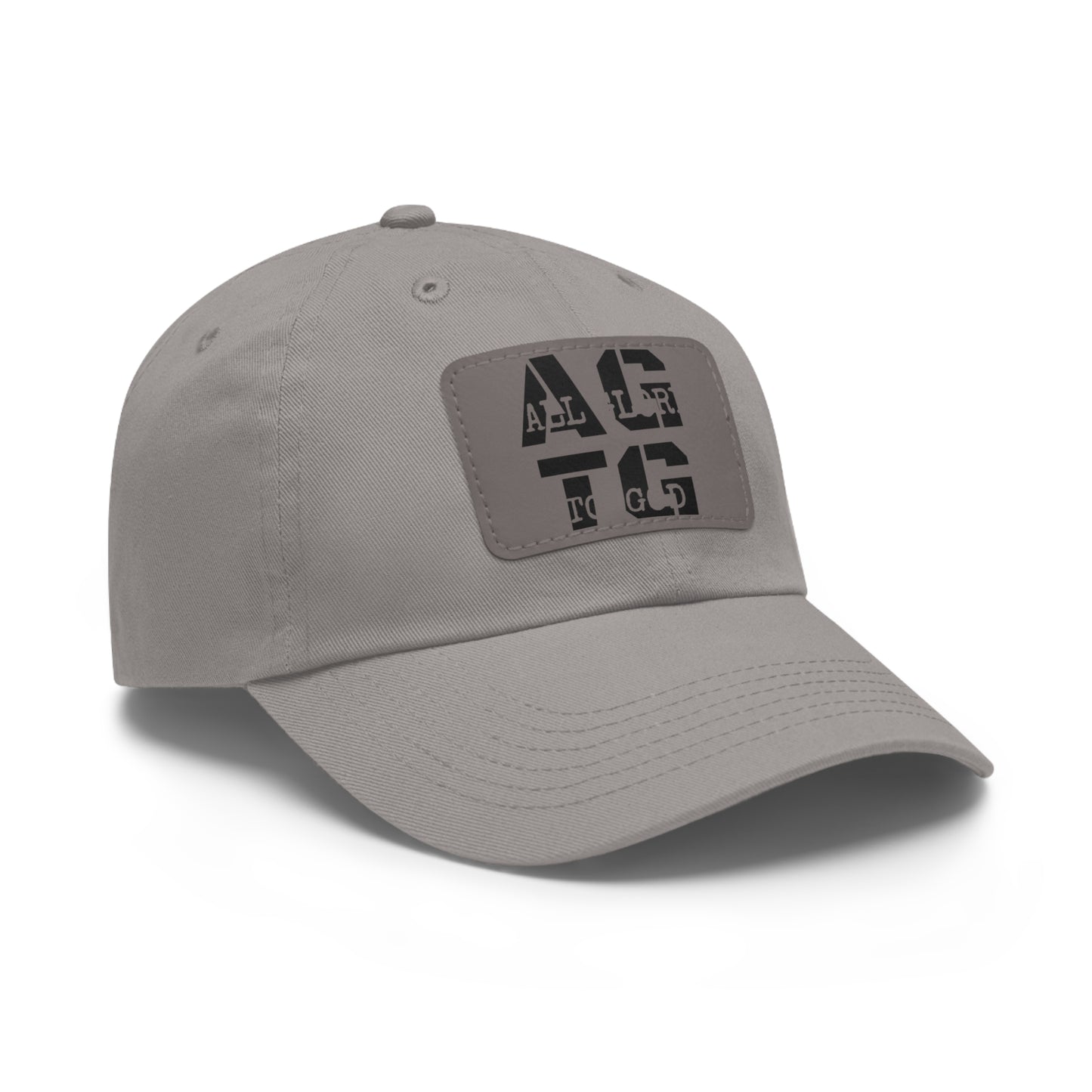 Black WarFair Stacked Dad Hat (Rectangle)