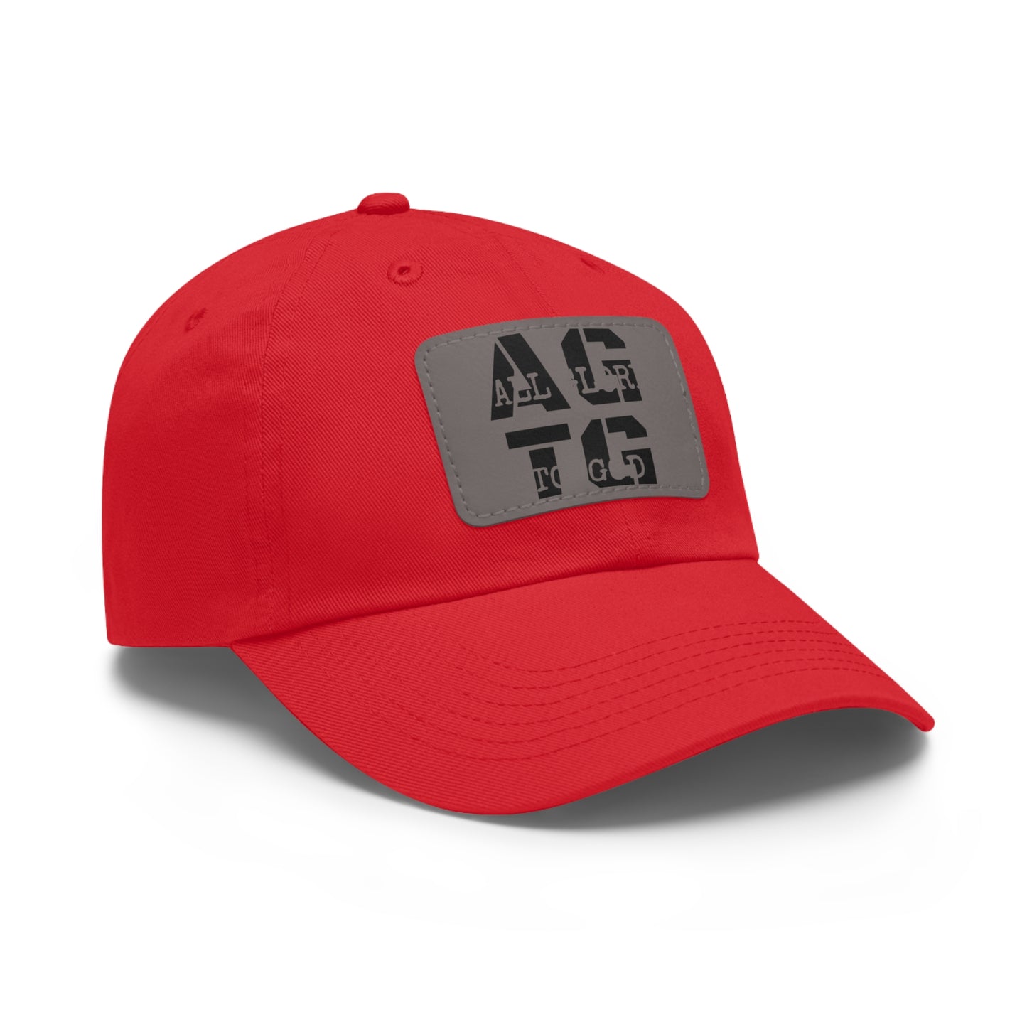Black WarFair Stacked Dad Hat (Rectangle)