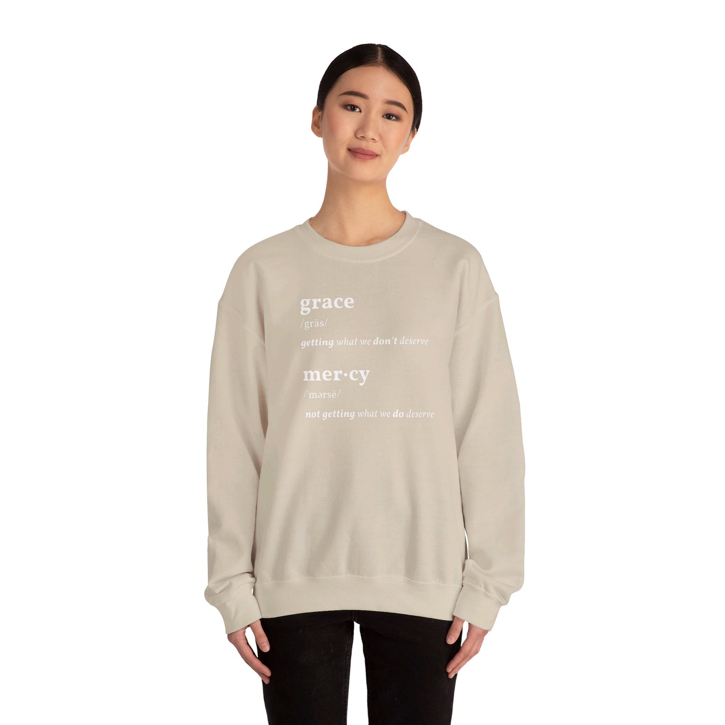 Grace & Mercy Definition Sweatshirt