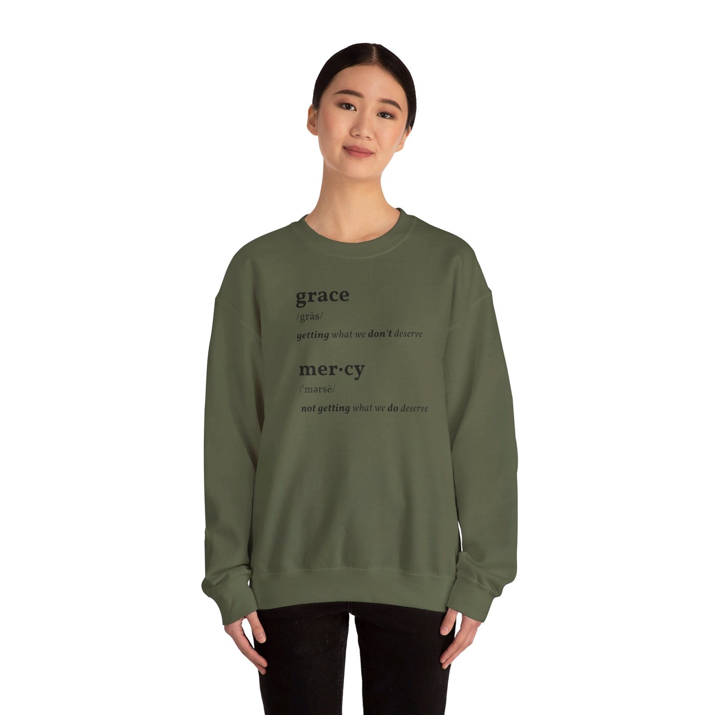 Grace & Mercy Definition Sweatshirt