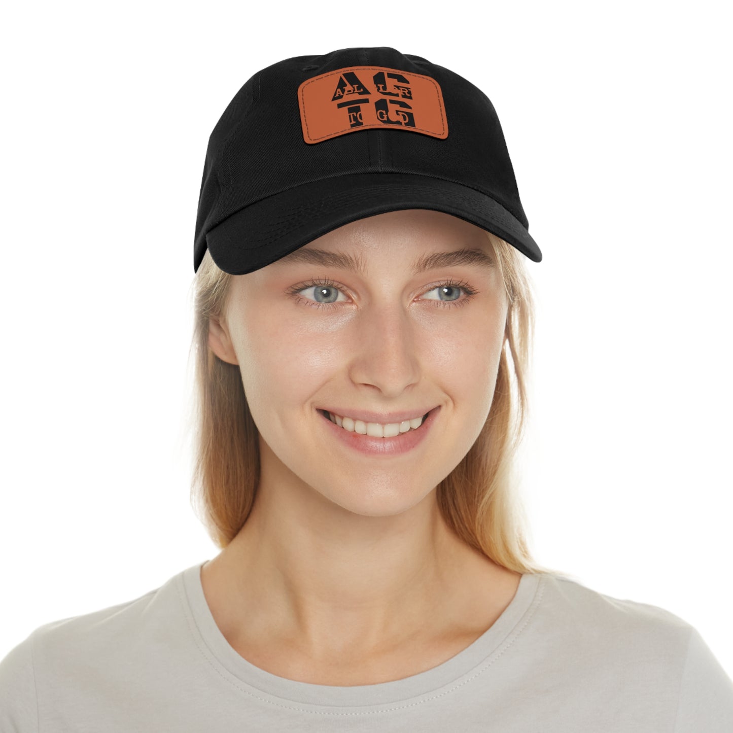 Black WarFair Stacked Dad Hat (Rectangle)