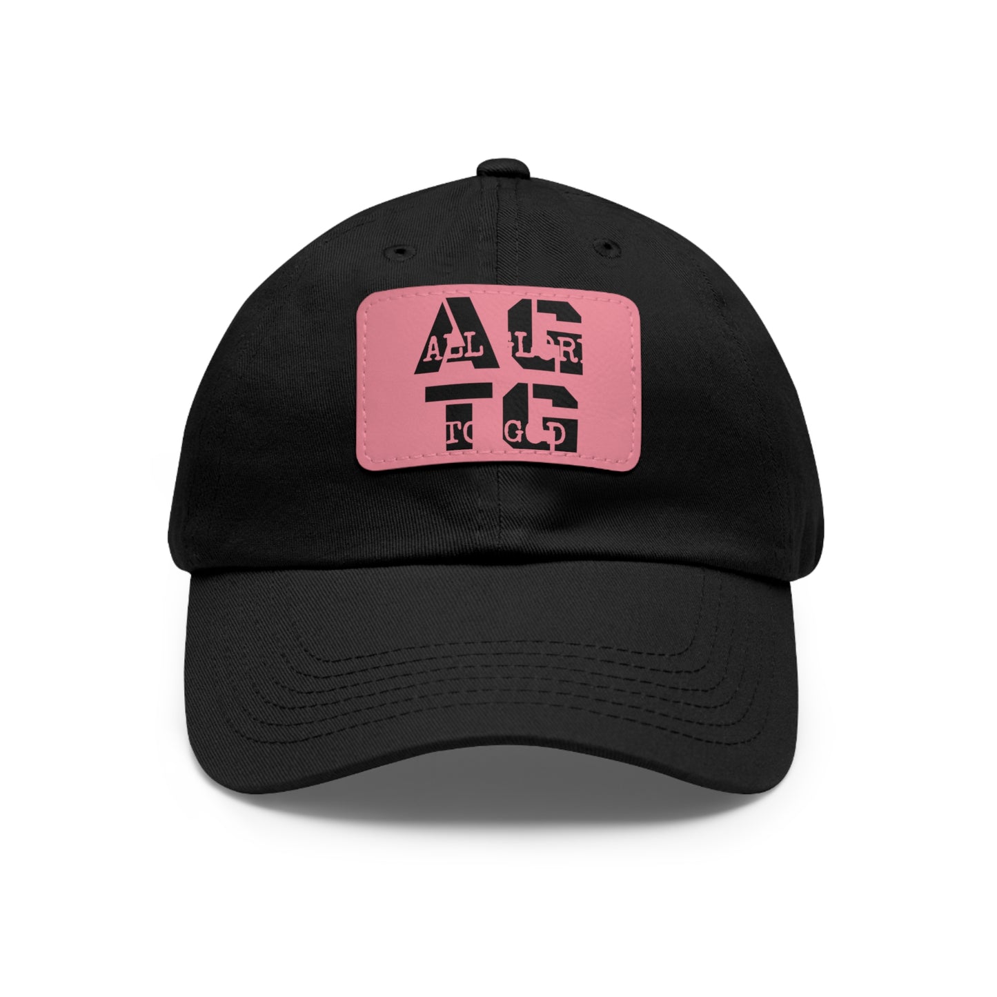 Black WarFair Stacked Dad Hat (Rectangle)