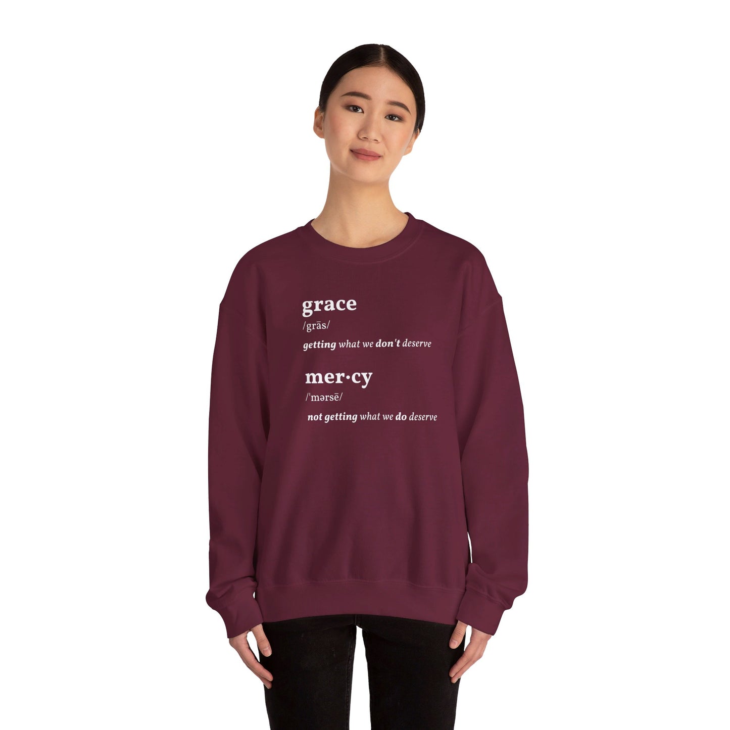 Grace & Mercy Definition Sweatshirt