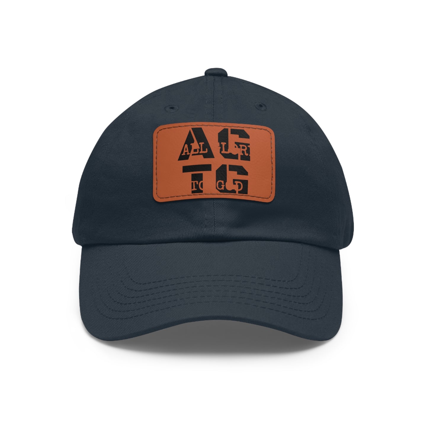Black WarFair Stacked Dad Hat (Rectangle)