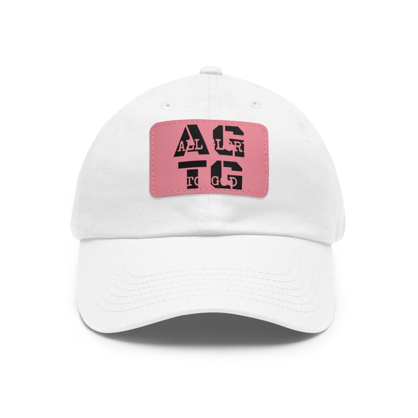 Black WarFair Stacked Dad Hat (Rectangle)