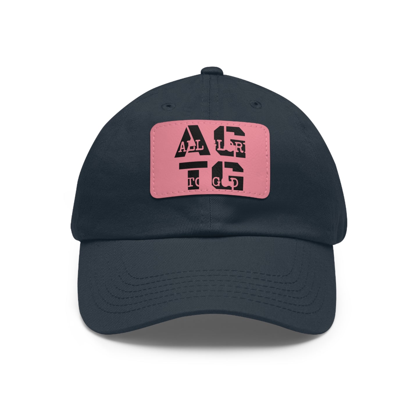 Black WarFair Stacked Dad Hat (Rectangle)