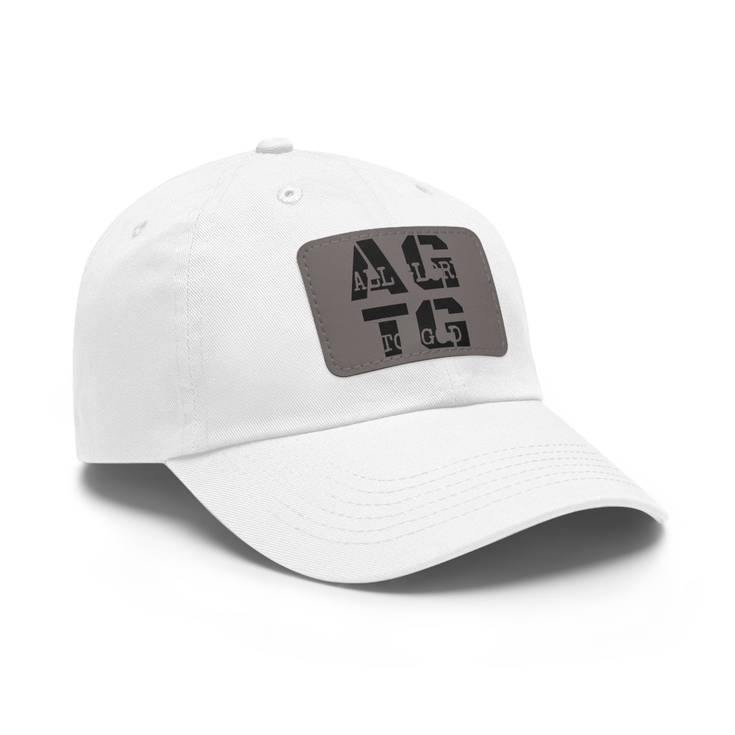 Black WarFair Stacked Dad Hat (Rectangle)